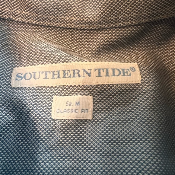 Southern Tide Men’s Blue Button Down Shirt - Medium - Picture 5 of 9
